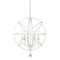 Z-Lite Tull 6 Light Chandelier, Matte White 458-24MW - alternate 7